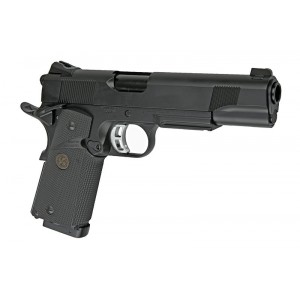 KJ Works Модель пистолета Colt M1911 MEU, CO2, черный, металл (КР07)